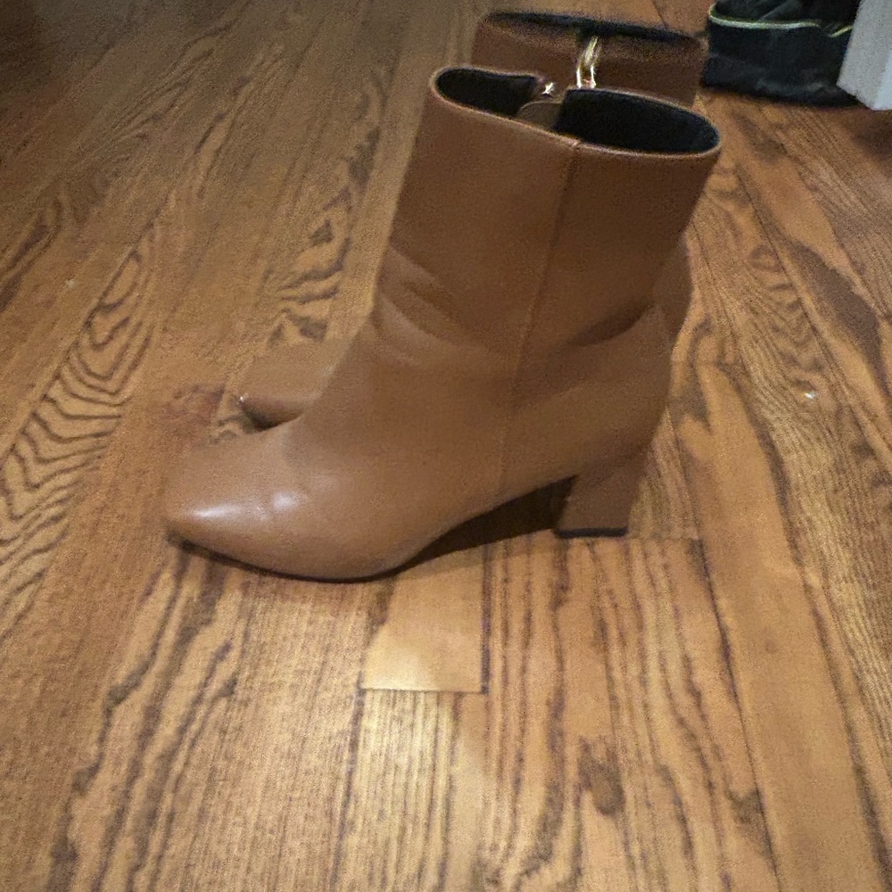 Amazon Tan Heeled Boots Classic Style